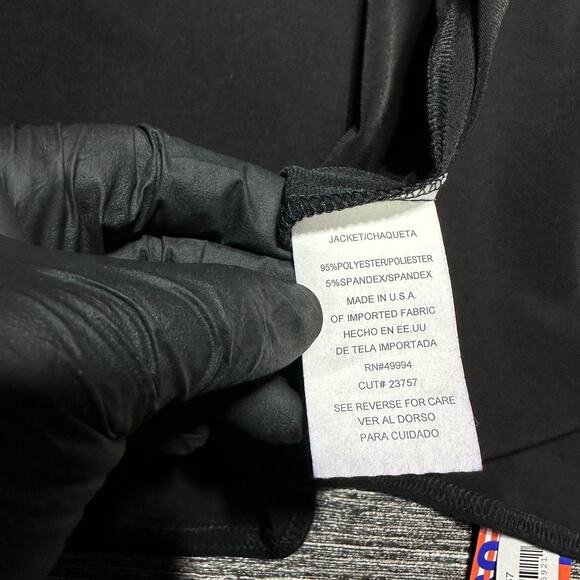 R&M Richards Women's M Black Sheer Cardigan Made in USA - Picture 6 of 13